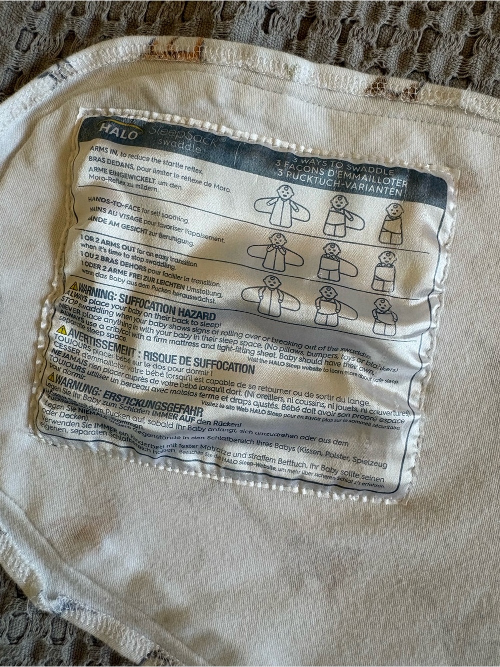HALO SLEEP SACK - size 3-6m - Picture 3 of 5
